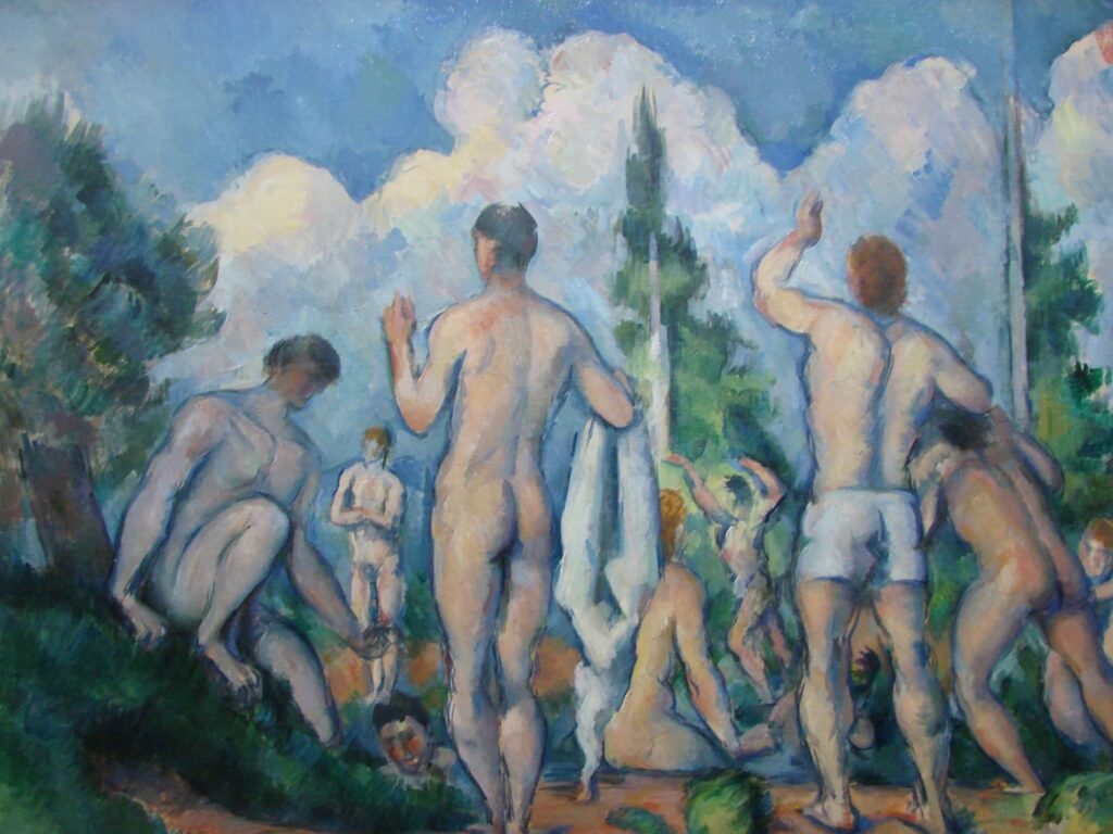 Pop Up 3 Les baigneurs de Paul Cézanne